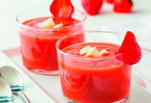 gazpacho de fresas receta